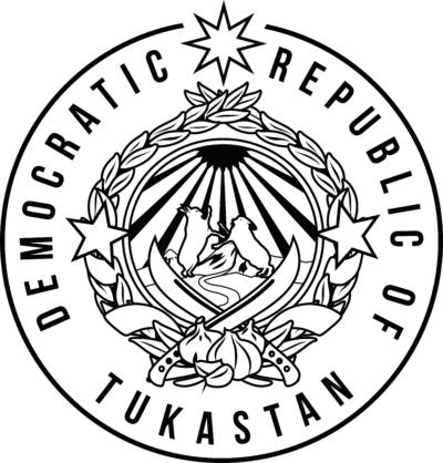 the small seal of the democratic republic of Tukastan